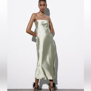 Zara satin dress